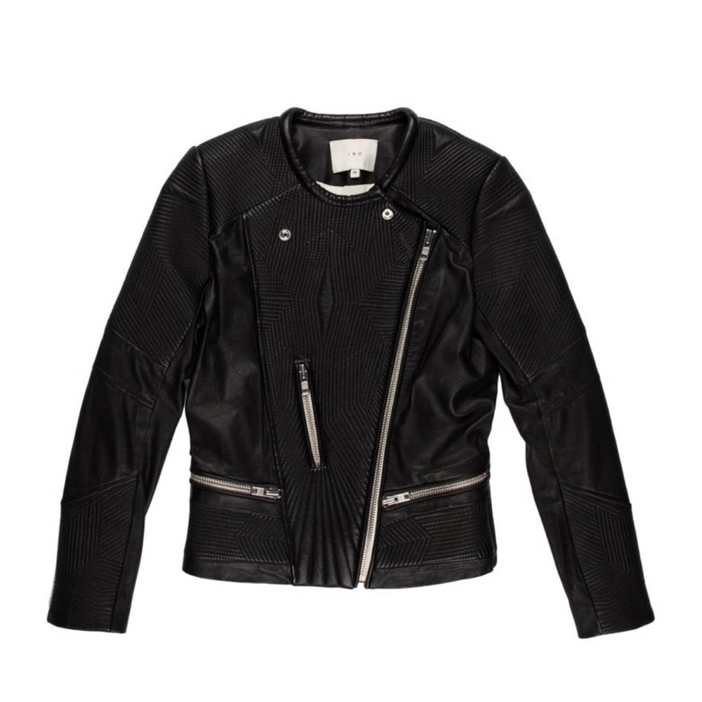 IRO Biker Jacket Lamb Leather Size S MSRP 1100$